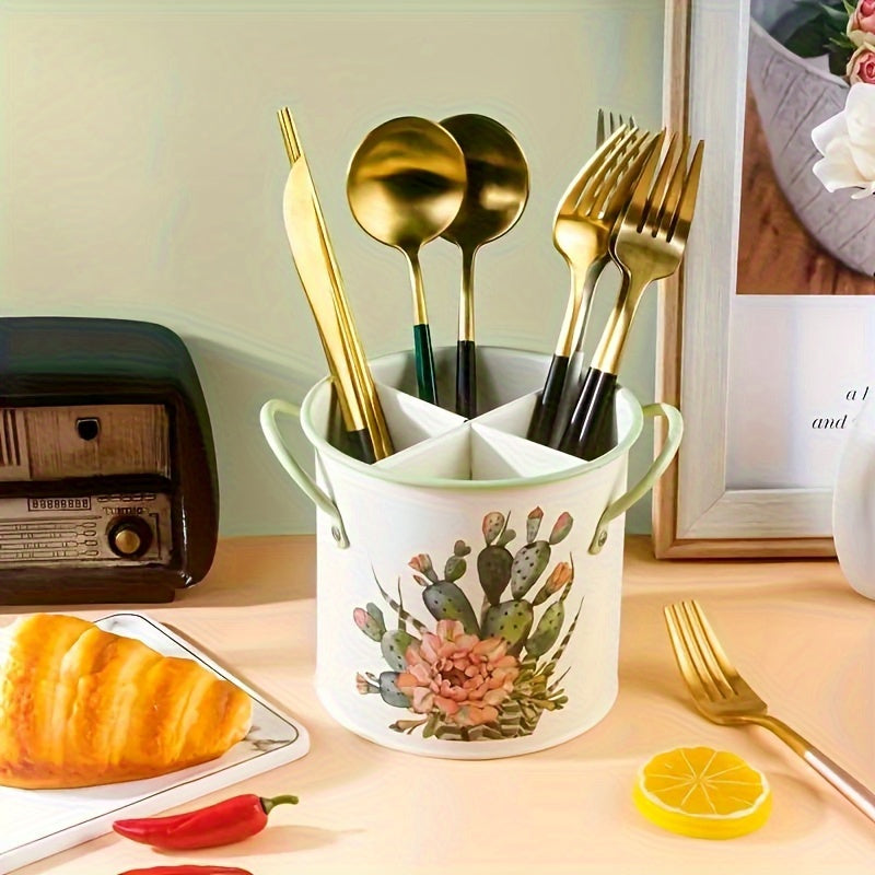 Chopstick Storage Box Chopstick Holder Chopstick Cage Chopstick Basket Household Kitchen Knife Fork Spoon Storage Rack Vintage Style Tableware Container