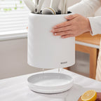 Rotating Kitchen Knife Holder with Multi-Functional Design - Compact Countertop Organizer for Knives