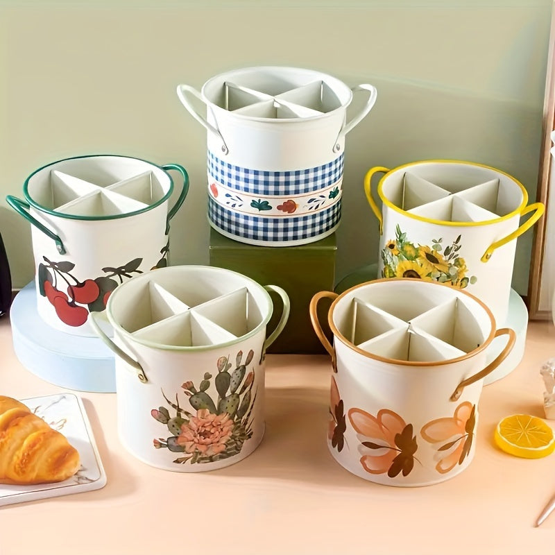 Chopstick Storage Box Chopstick Holder Chopstick Cage Chopstick Basket Household Kitchen Knife Fork Spoon Storage Rack Vintage Style Tableware Container